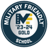 2023-2024 Military Friendly Gold Badge